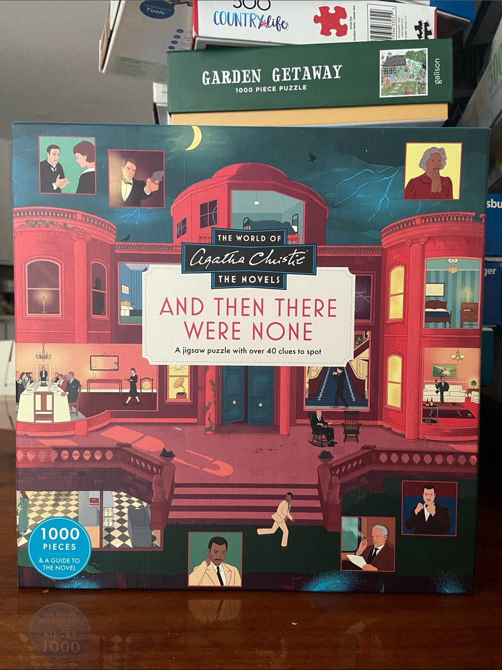 NWT Laurence King Agatha Christie And Then There Were None - 1000 Piece Puzzle